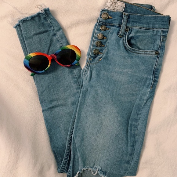 Free People Denim - Free People Light Wash Jeans